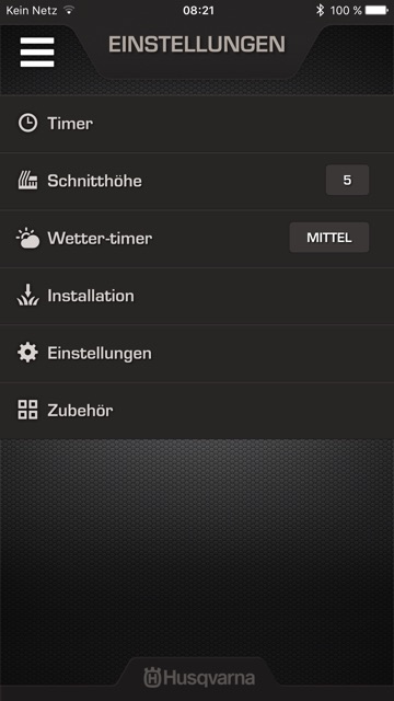 Connect Einstellungen
