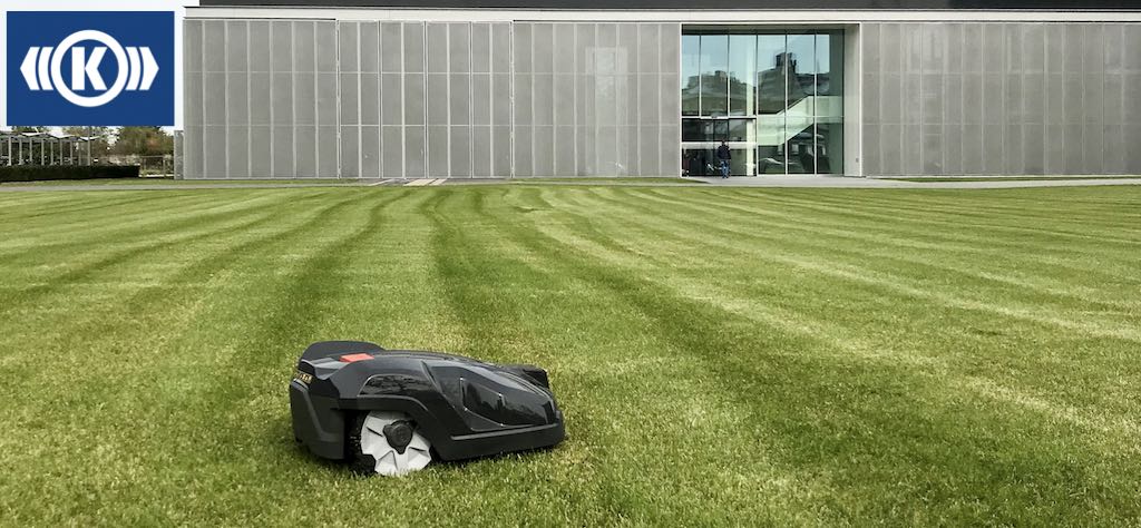 robotico® Installation 4x Automower® bei KNORR Bremse München Knorr Bremse Installationsbeispiel