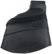 Auswurfdeflektor 48 Zoll schwarz
