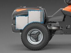 Original Husqvarna Einbaukit zweiter Akku f&uuml;r R...