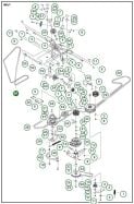 Riemen für Husqvarna Aufsitzrasenmäher Combi 103 RC300, Combi 112 RC300, RC 318T, RC 320Ts AWD
