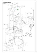 Schutzabdeckung für Husqvarna Automower 560 EPOS, 580 EPOS, 580L EPOS, 540 EPOS