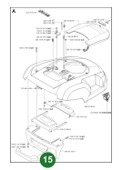 Einstellhebel f&uuml;r Husqvarna Automower 210 C