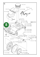 Halter f&uuml;r Husqvarna Automower 210 C