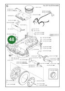Dichtung f&uuml;r Husqvarna Automower 220 AC, 210 C