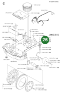 Scheibe f&uuml;r Husqvarna Automower 220 AC, 210 C