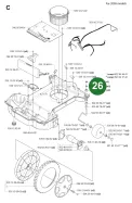 Scheibe Vorderachse / Unteres Chassis (522736601)