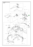 Original Husqvarna Geh&auml;use Frontmodul f&uuml;r...