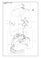 Original Husqvarna Abdeckung oben für Automower 310E...