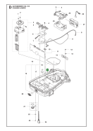 S&auml;ule f&uuml;r Husqvarna Automower 310, 315, 315X,...