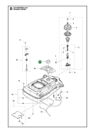 Knopf für Husqvarna Automower 315X, Limited Edition