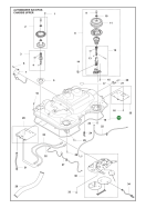 Original Husqvarna Elektronikgeh&auml;use oben (Chassis)...