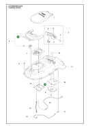 Schutzabdeckung für Husqvarna Automower 405X, 415X