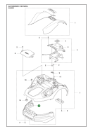 Original Husqvarna Sto&szlig;f&auml;nger hinten f&uuml;r...