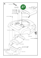 Deckel f&uuml;r Husqvarna Automower 210 C
