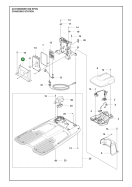 Original Husqvarna Gehäuse vorn Ladeturm für...