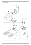 Original Husqvarna Abdeckung Platine Ladestation f&uuml;r...