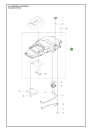 Original Husqvarna Elektronikgehäuse oben (Chassis)...