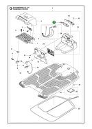 Werkzeughalter f&uuml;r Husqvarna M&auml;hroboter