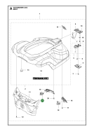 Werkzeughalter f&uuml;r Husqvarna Automower 330X, 430X