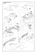 Original Husqvarna Abdeckung hinten f&uuml;r Automower...