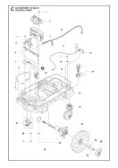Original Husqvarna Kippstrebe f&uuml;r Automower 305 (ab...