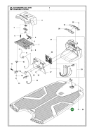 Original Husqvarna Bodenplatte Ladestation für Automower 435X AWD 435X AWD NERA 535 AWD und 535 AWD EPOS