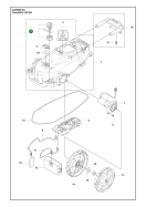 Original Husqvarna S&auml;ulen-Baugruppe V2 f&uuml;r...