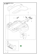 Original Husqvarna Sto&szlig;f&auml;nger hinten f&uuml;r...