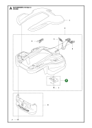 Ladeblech für Husqvarna Automower 310 Mark II, 315...