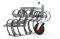 Husqvarna Schotterharke für Husqvarna Aufsitzrasenmäher P 524, P 524X, P 524X EFI, P 524XR EFI, R 418Ts AWD, R 422Ts