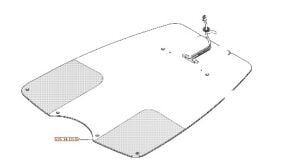 Husqvarna Bodenplatte der Ladestation Kit f&uuml;r 220AC...