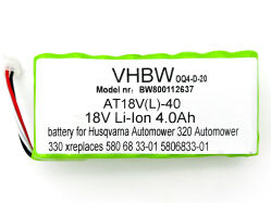 Ersatz Akku für Automower 320 330X 420 520 bis ca. 2019/2020 (Beschreibung beachten!)