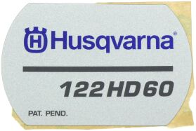 Original Husqvarna Aufkleber Starter HD60 für 122HD60