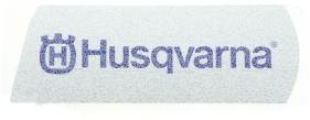 Etikett für Husqvarna Motorsägen