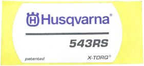 Original Husqvarna Aufkleber Seilzugstarter f&uuml;r...