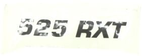 Original Husqvarna Aufkleber Modellbezeichnung 525RXT...