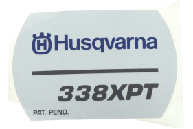 Folie für Husqvarna Kettensäge 338 XPT