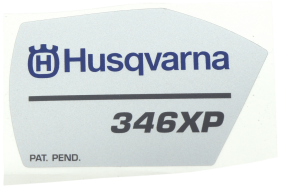 Aufkleber für Husqvarna Kettensäge 346 XP