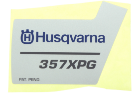 Aufkleber für Husqvarna Kettensäge 357 XP, 359...