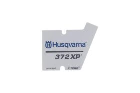 Etikett für Husqvarna Motorsägen 372 XP X-TORQ,...