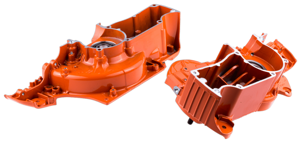 Kurbelgehäuse kpl. für Husqvarna Kettensäge 385, 385 XP