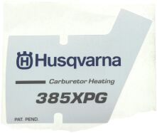 Original Husqvarna Aufkleber Startergehäuse für...