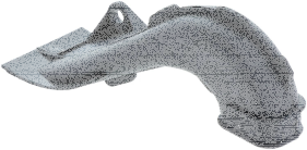 Luftdüse für Husqvarna Motorsägen 394 XP, 395 XP, 395 XP G, 395 XP W, 395 XP GW