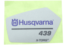 Folie für Husqvarna Kettensäge 439