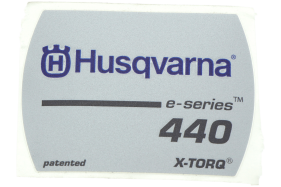 Aufkleber für Husqvarna Kettensäge 440 E, 440 e II