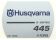Etikett für Husqvarna Motorsägen 445 e-series