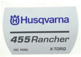 Original Husqvarna Aufkleber 455 Rancher X-Torq für...