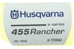 Folie für Husqvarna Kettensäge 455 E RANCHER,...
