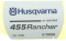 Aufkleber für Husqvarna Motorsägen 455 Rancher, 455 e-series Rancher